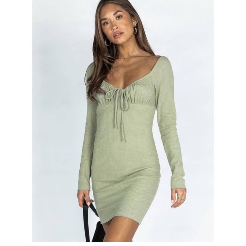 Princess polly “slow dancing long sleeve mini dress”